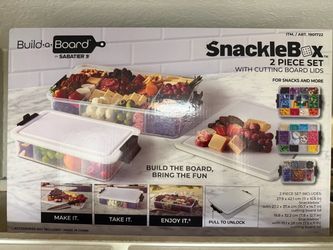 Build-a-Board SnackleBox 2 Piece Set with Cutting Board Lids