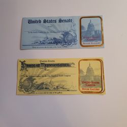 US Senate And Congress Tickets