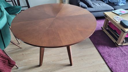 FREE round wood dining table