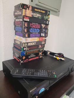 Sony VCR & REMOTE + MORE!