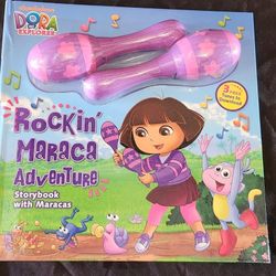 "Dora the Explorer Rockin' Maraca Adventure" Book Set Brand New