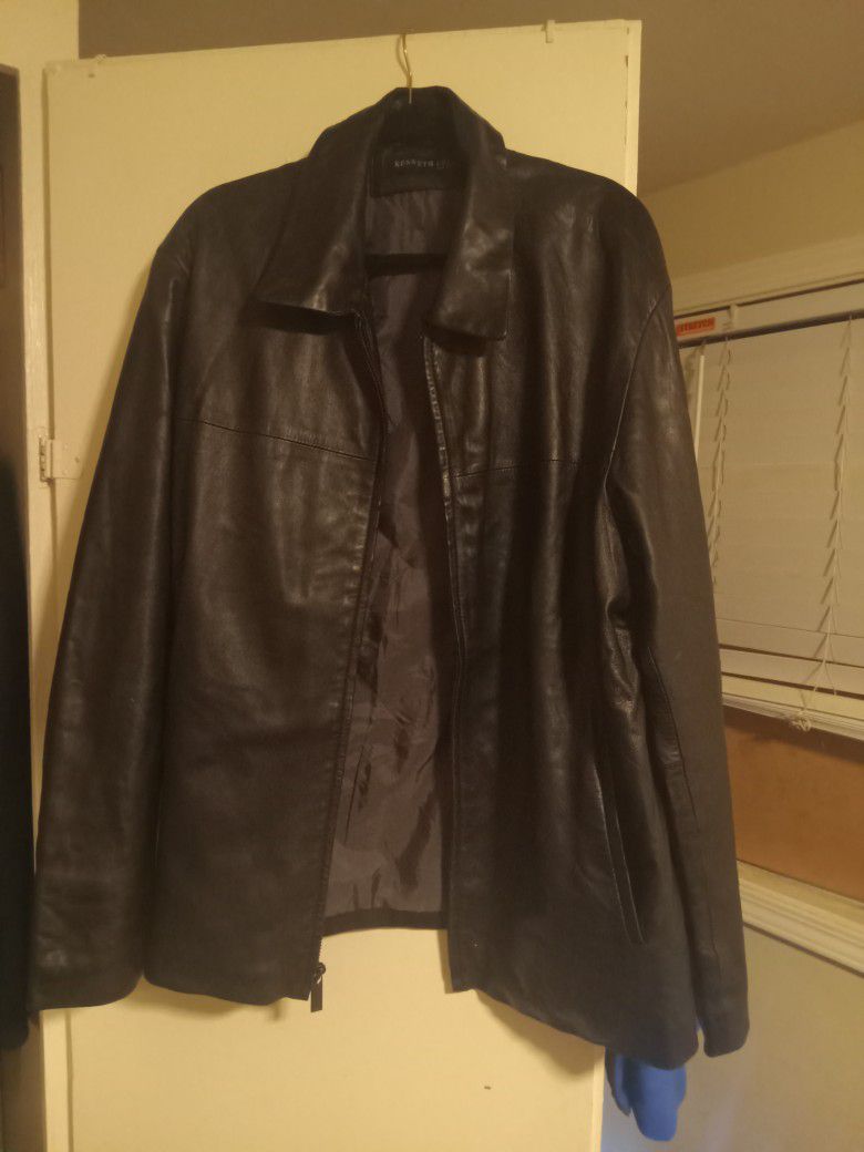 Kenneth Cole Leather Jacket 