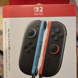 Nintendo Switch 2 Joy Con 2 (Red and Blue) NEW and Sealed! 