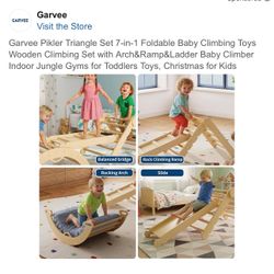 Garvee Pikler Triangle Set 7-in-1 