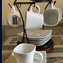 Espresso Cups And Saucers