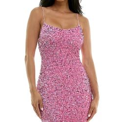 B Darlin Sparkly Sequin Dress
