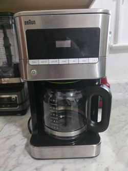 12-Cup Replacement Parts (Glass Carafe + Gold-Tone Filter & Basket) - Braun BrewSense KF7000 Series
