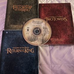 Full Set Of All Lord Of The Rings DVDs Extended Versions Included