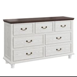 Dresser For Bedroom With 7 Drawers, 54" Wide Modern Chest Of Drawers With Hidden Jewellery Drawer, Storage Dressers

Organizer