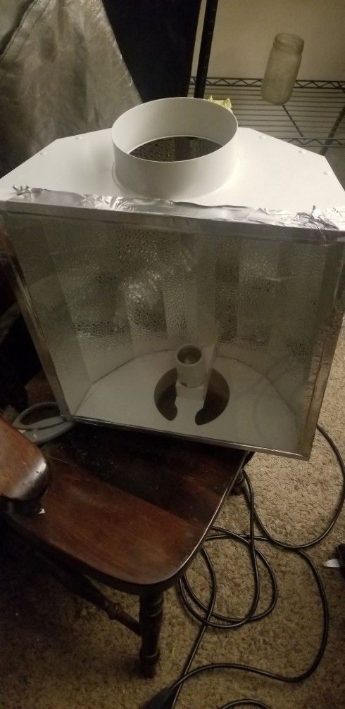 2 Hps/hp 600watt Hoods 6 Inch Duct