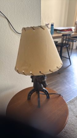 Vintage horse lamp