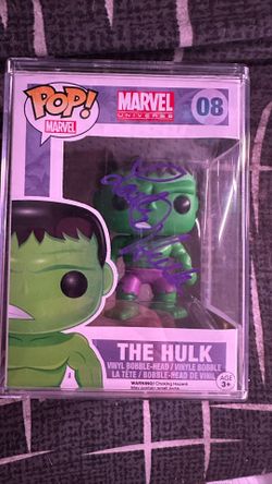 Hulk Funko Pop Signed by Lou Ferrigno w/ COA (2001) ā Marvel Autograph