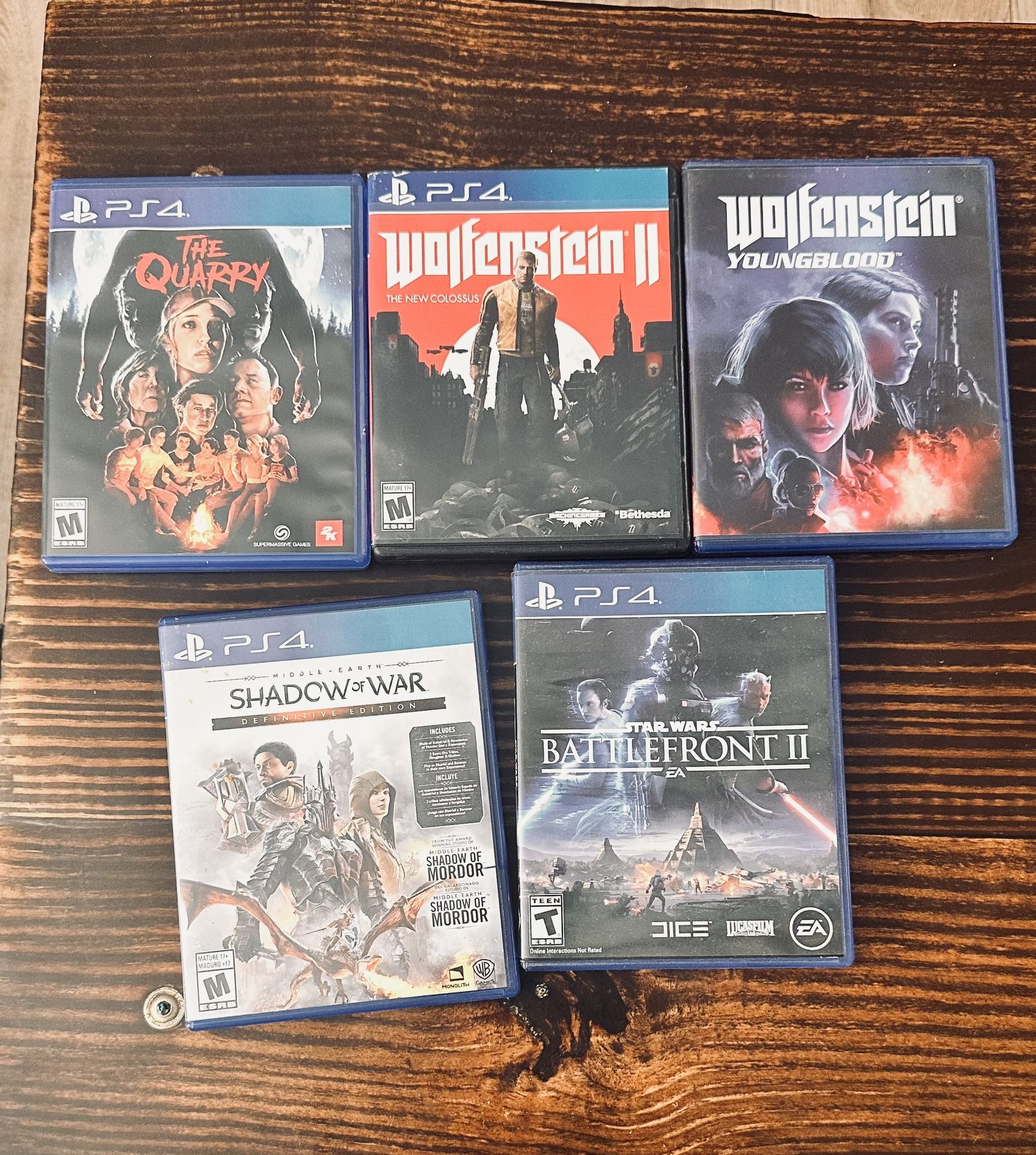 5- Play Station 4 Games