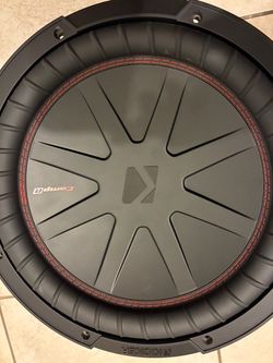 12” subwoofer kiker comp R new condition