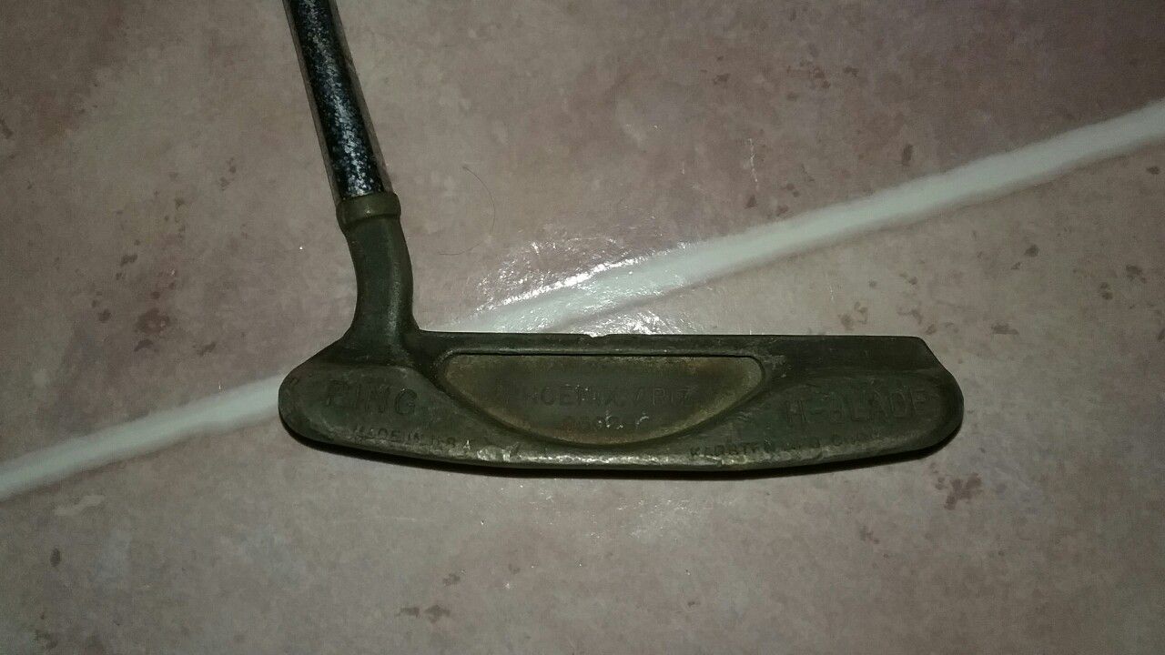 Ping H-blade putter golf club with rubber cover