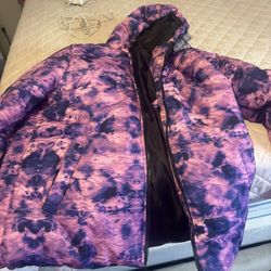 Windbreaker Puffy Coat (PURPLE) 