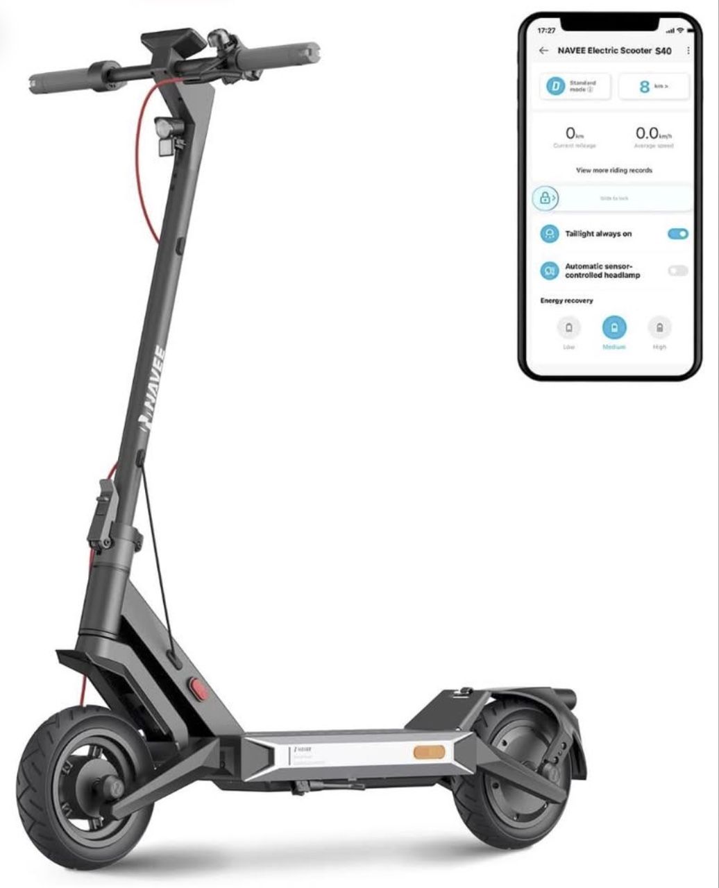 NAVEE Electric Scooter S40 700W | 3 miles on odometer 