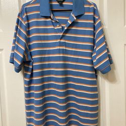 Brooks Brothers Country Club Short Sleeve Polo Shirt Mens Large