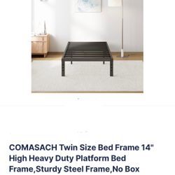14” Twin Size Bed Frame 
