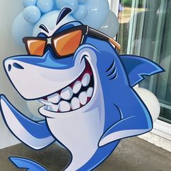 Shark party decoration