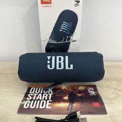 JBL Flip 6 Portable Bluetooth Speaker in Blue