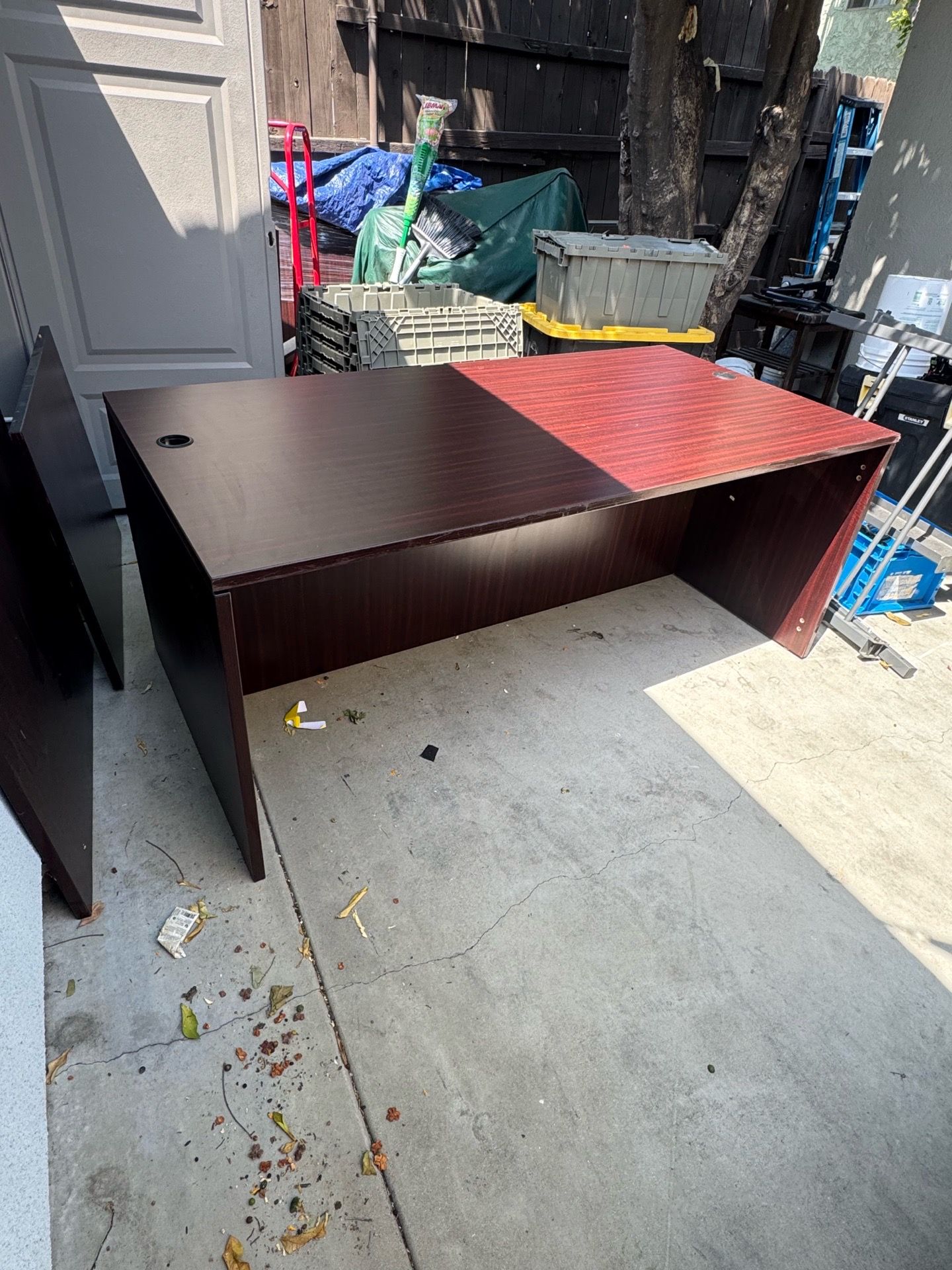 Large sturdy workspace desk