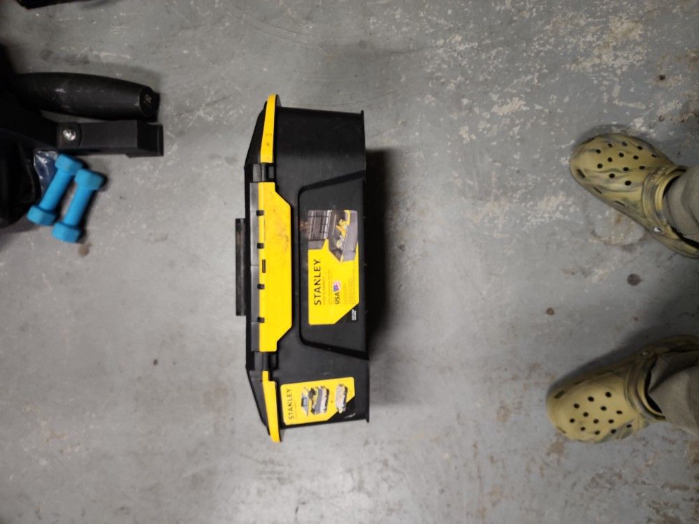 Plastic Stanley Tool Box