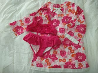 Girls Swimsuit Set SZ 8