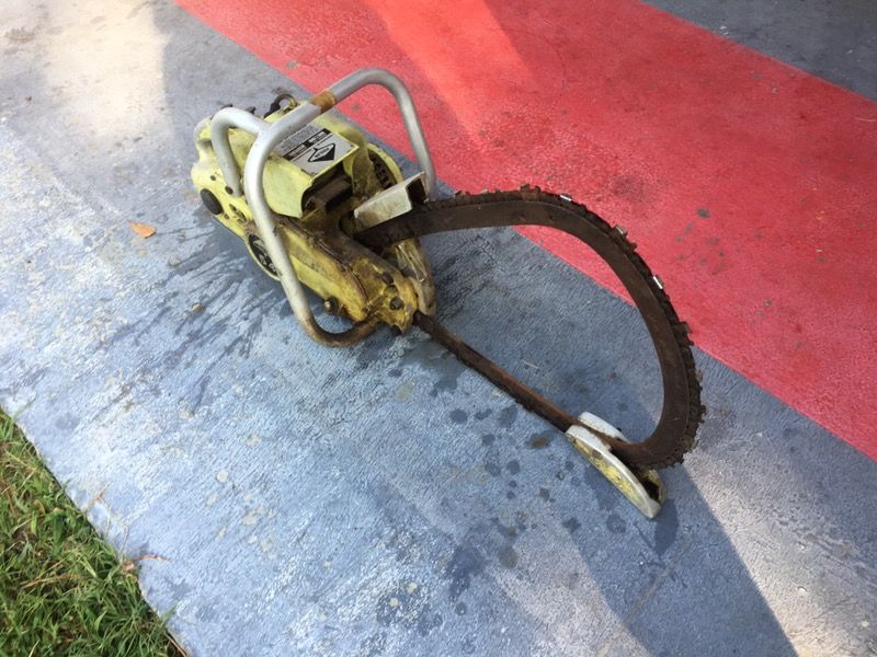 Antique poulan bow sale chainsaw