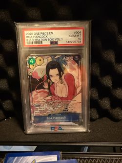 2025 ONE PIECE ILLUSTRATION BOX VOL. 1 ST17-004 BOA HANCOCK PSA 10