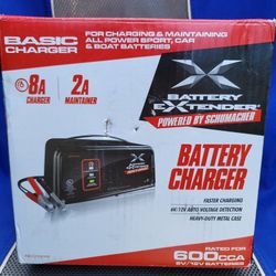 Schumacher Battery Extender 8Amp Battery Charger/Maintainer