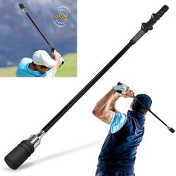 New In Box Golf Training Grip Training Flex Pole Weighted Warm Up Club With Sound Swing Trainer 