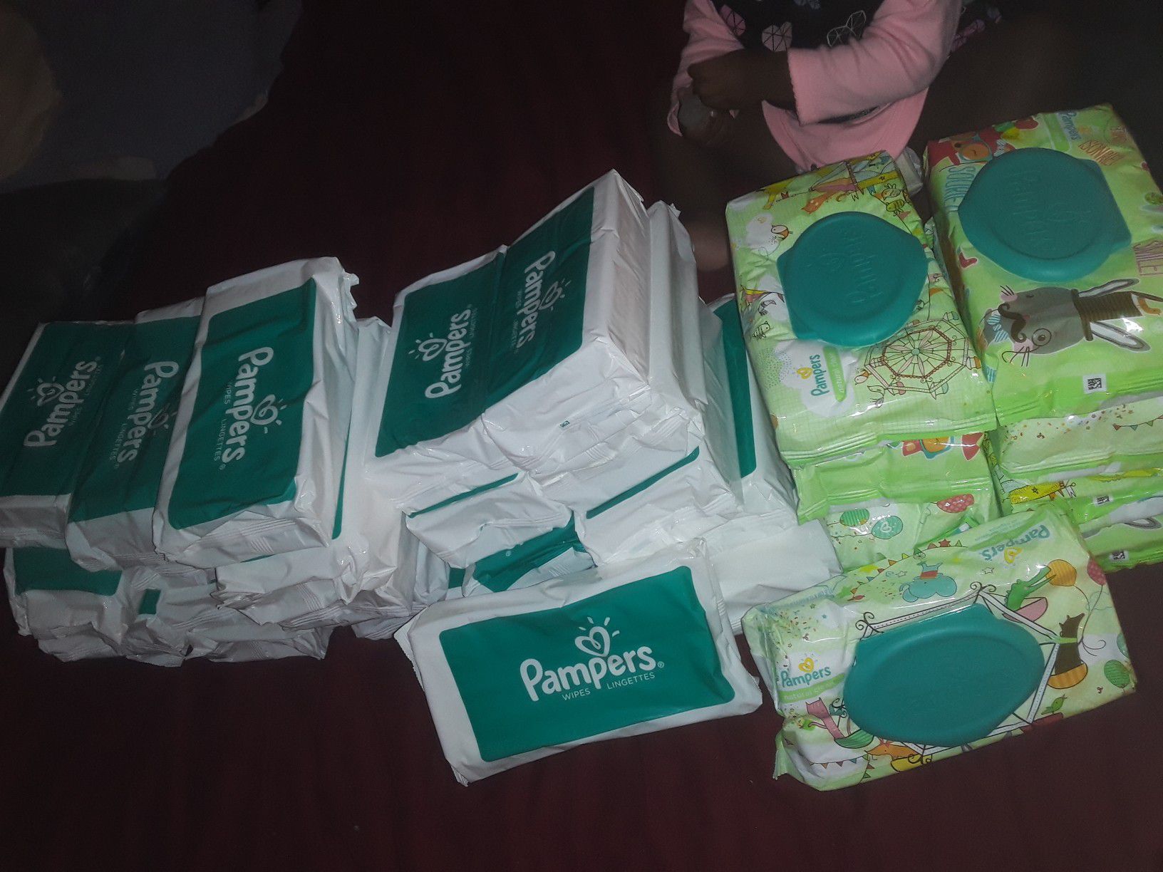 PAMPERS baby wipes