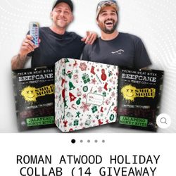 Roman Atwood HOLIDAY Collab - BeefCake Jerky / Smile More / Kenetik