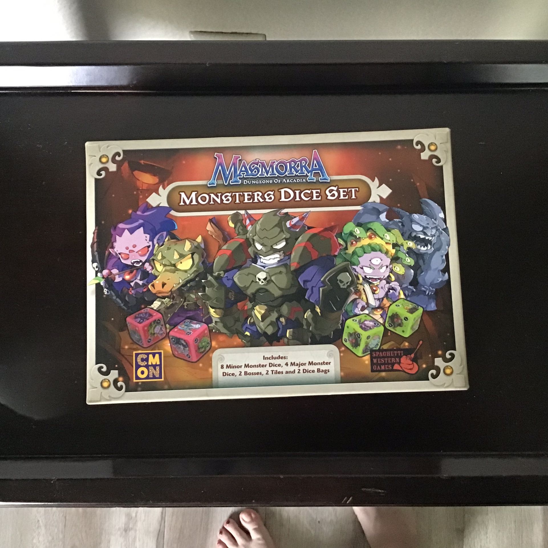 Masmorra Dungeons Of Arcadia Monsters Dice Set CMON Kickstarter Collectors Edition 