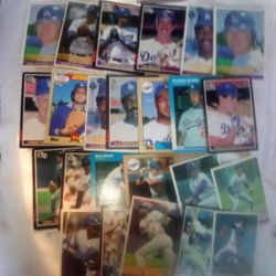 Dodgers Baseball Cards Year 84 And 85 