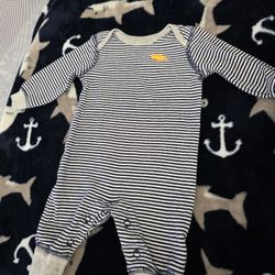 Stripped Baby Romper