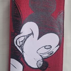 DISNEY DISNEYLAND MICKEY MOUSE WALLET CLUTCH  RED 