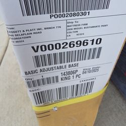 Sleepy's Basic Adjustable Base (King) Brand New $300.00 OBO