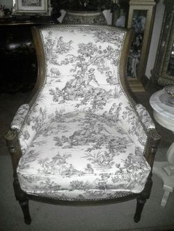 2 french provincial chairs
