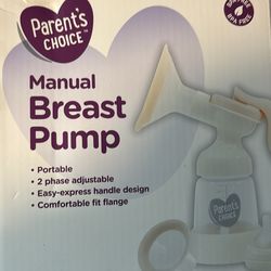 Manual breast pump /estractor de leche manual