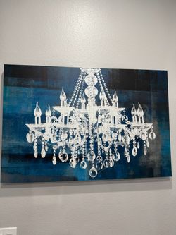 Chandelier Canvas Wall Art