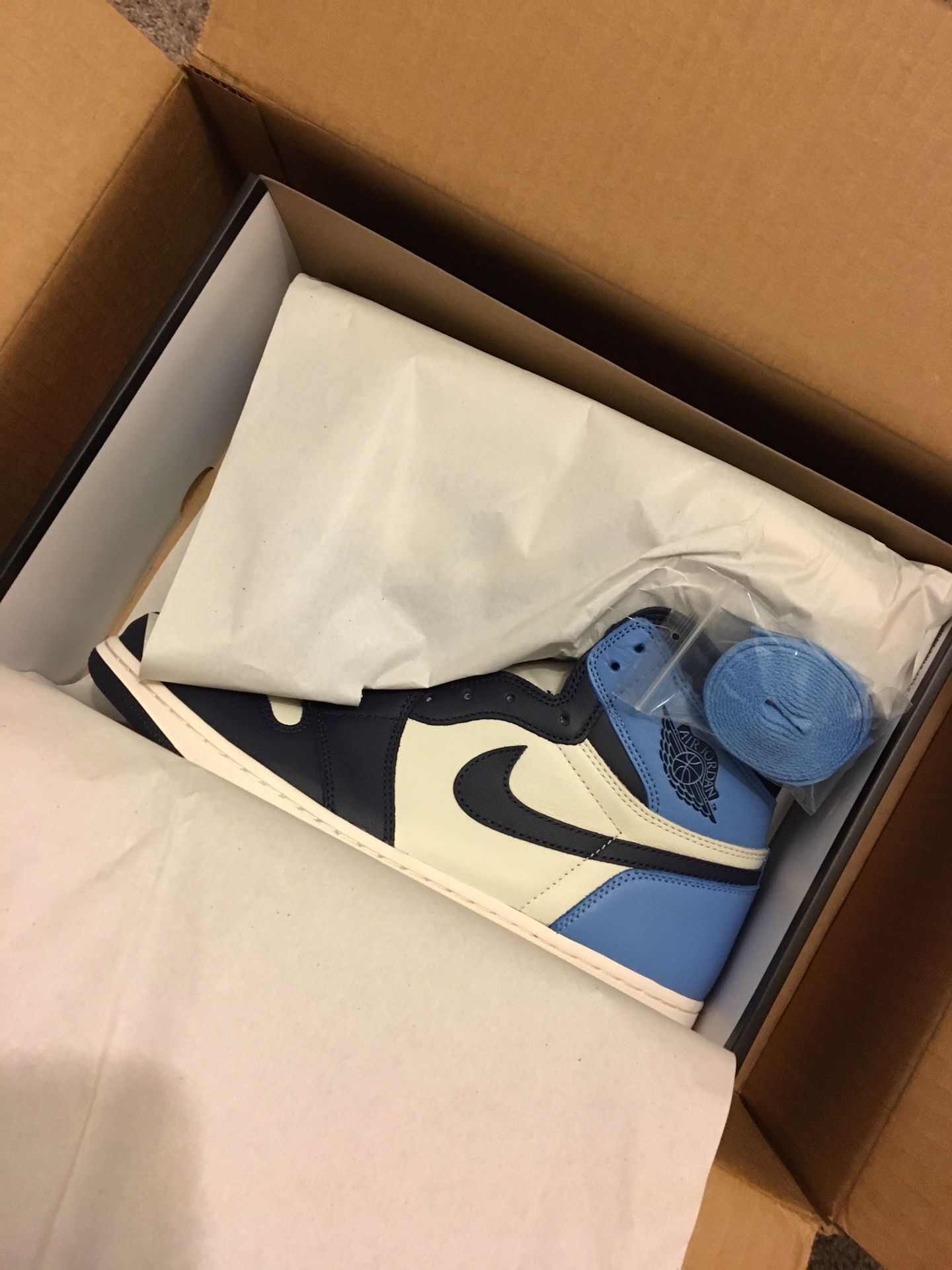 Jordan 1 obsidian / UNC size 12 deadstock