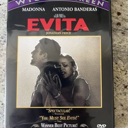 Evita DVD – Widescreen, Excellent Condition - $5