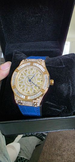 blinged out watch adjustable