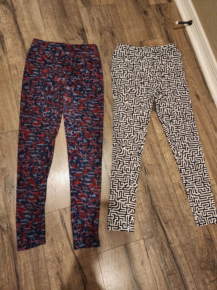 LuLaRoe One Size Pants - 2 Pairs Never Worn
