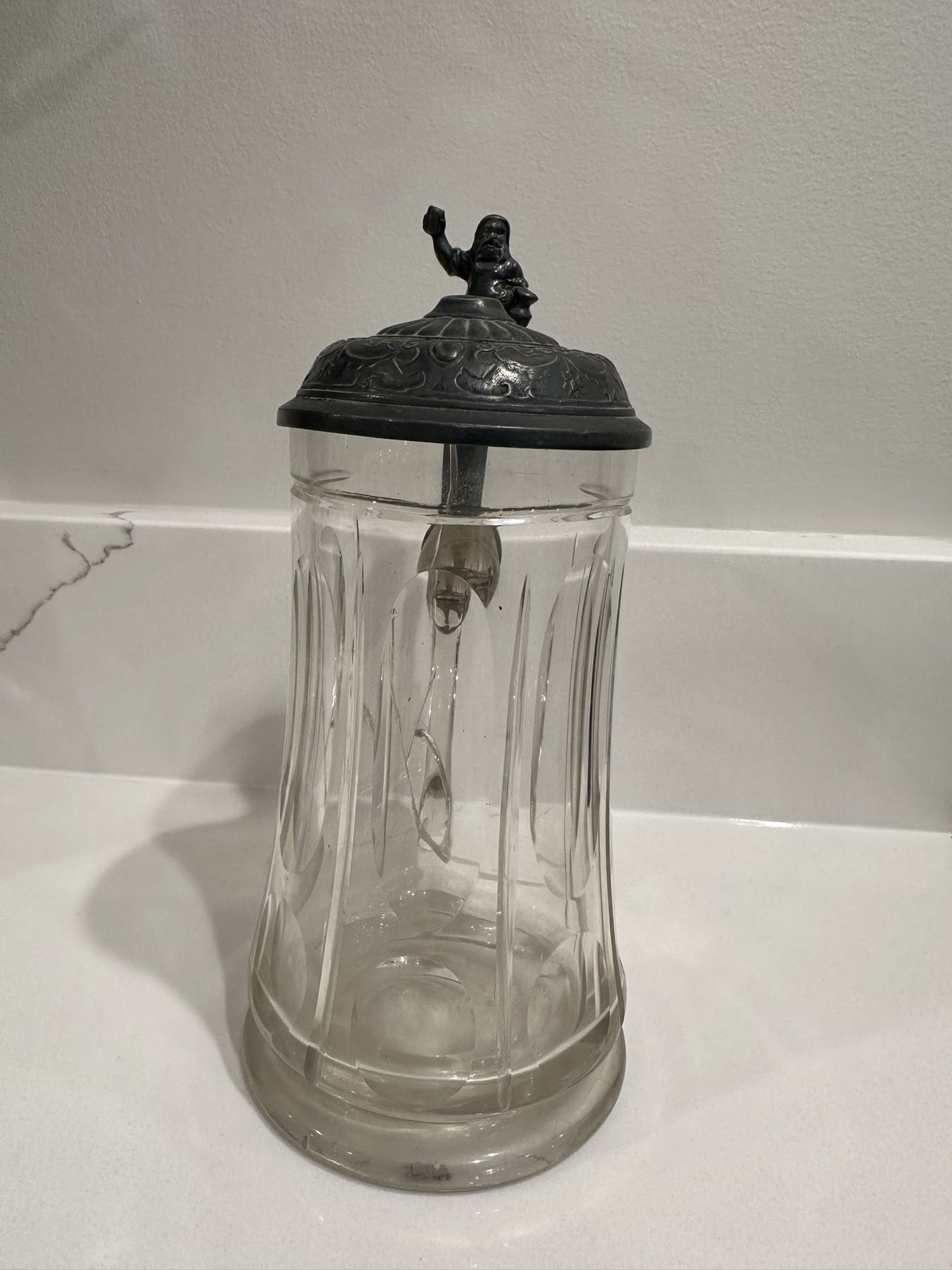 Antique Glass Stein With Condition Issues