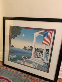 Vintage Thomas McKnight Professionally Framed Art