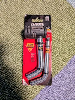 Master Lock Chrome Push to Lock
