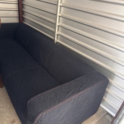 Denim Sofa Very Good Condition IKEA sofa L 96” H26”D21” 